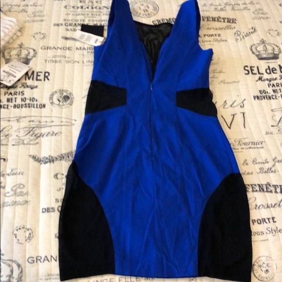 ASOS Sheer Panel Mini Dress - Picture 4 of 4